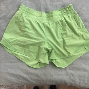 Lululemon hotty hot high rise shorts
